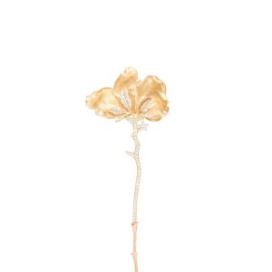 Wild Rose Brosje stilk liten 0,67ct