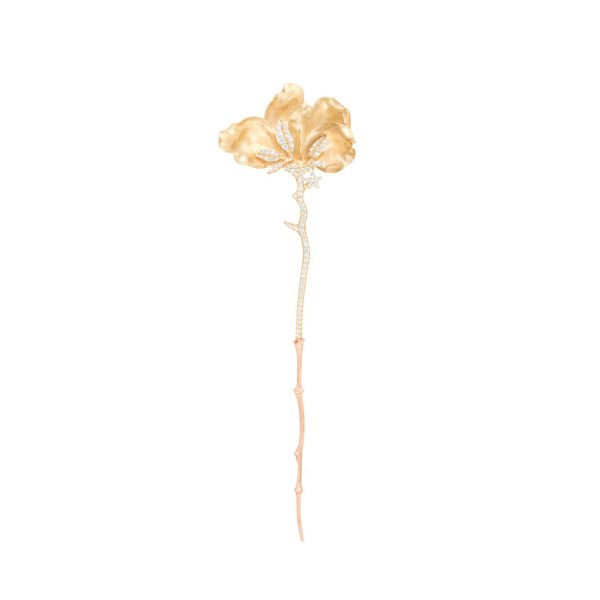 Wild Rose Brosje stilk liten 0,67ct - Bilde 2