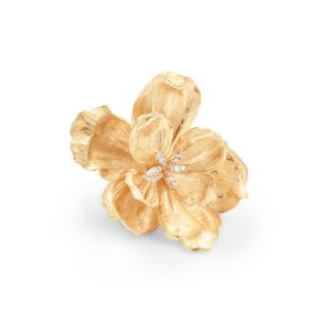 Wild Rose Brosje 0,15ct TW Vs