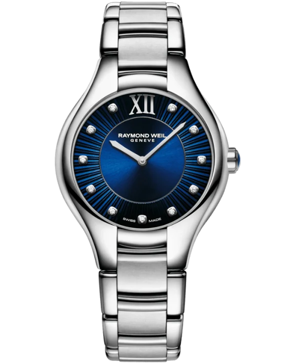Noemia Ladies Quartz Stål Blå urskive 32mm