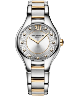 Noemia Ladies Quartz Two Tone , sølv urskive 32mm