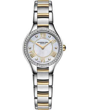 Noemia Ladies Quartz Two Tone Perlemor skive og diamantbezel 24mm