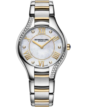 Noemia Ladies Quartz Two Tone m/ perlemor urskive og diamanter 32mm