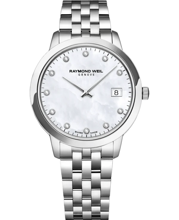 Toccata Dame  Stål 34mm perlemor urskive