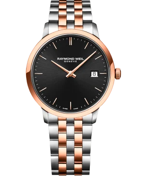 Toccata 39mm Two Tone Rose´PVD svart urskive m/ lenke