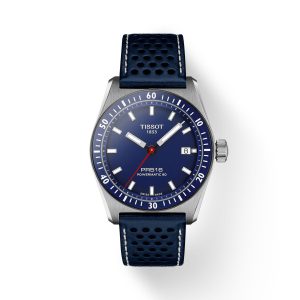 Tissot PR516 Powermatic 80 Blå urskive m/skinnrem 38mm