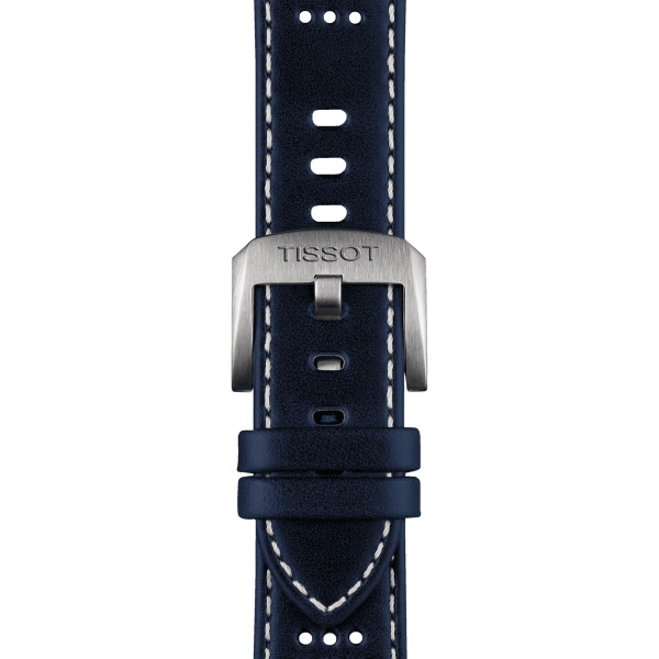 Tissot PR516 Powermatic 80 Blå urskive m/skinnrem 38mm - Bilde 3