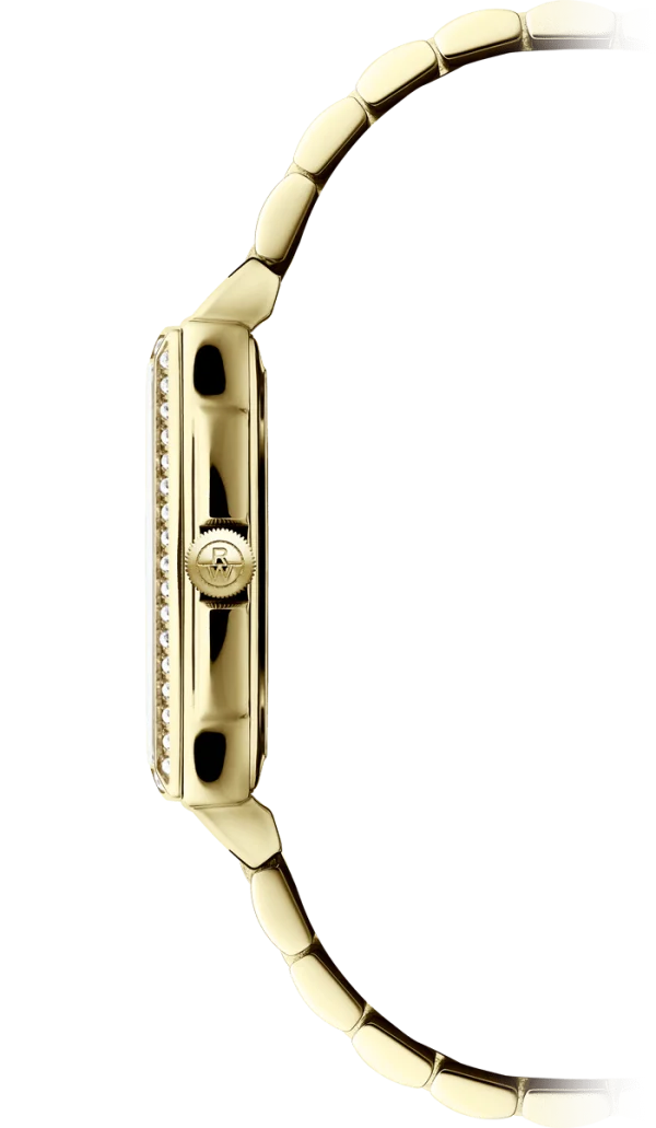 Toccata Dame Rectangular  PVD Perlemor urskive og diamantbezel - Bilde 3