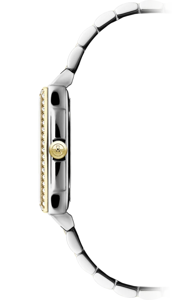 Toccata Dame Rectangular Two Tone PVD- Stål m/ perlemor urskive og diamantbezel - Bilde 2
