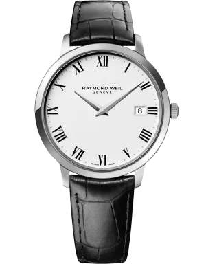Toccata Herre 42mm Hvit skive m/ skinnrem