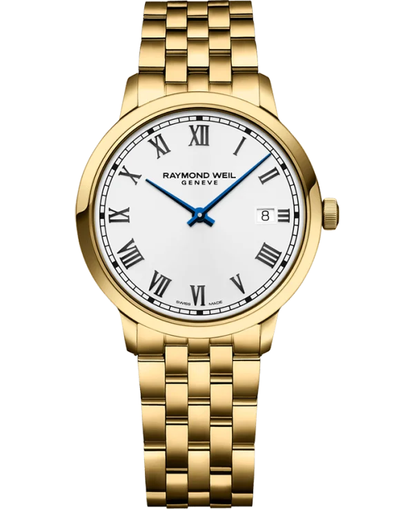 Toccata 39mm PVD gullfarget Hvit urskive m/ lenke