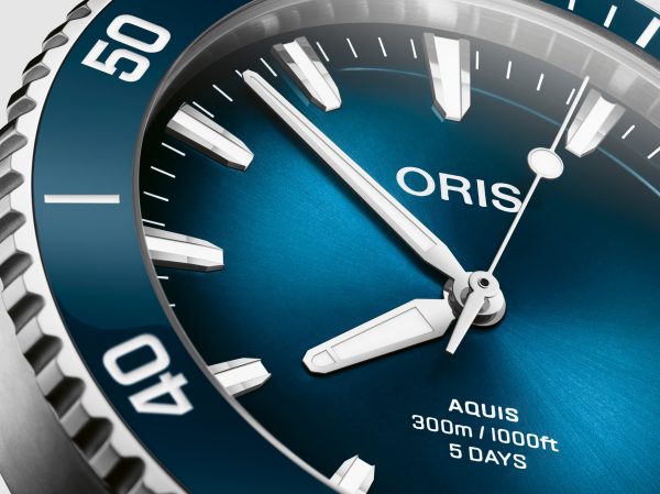 Aquis Date Caliber 400 Blå 43,5mm m/ lenke - Bilde 3