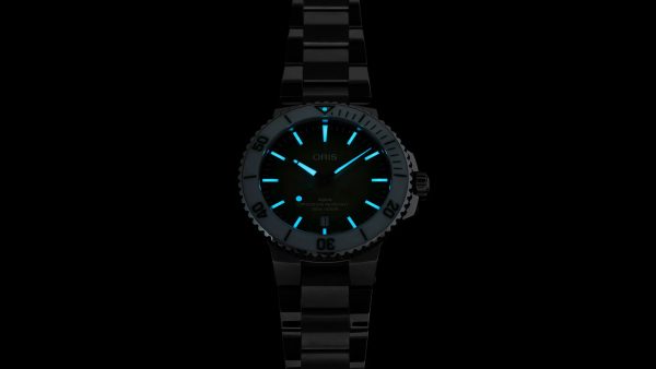 Oris Aquis Date 41,5mm - A taste of summer Green m/ lenke - Bilde 3