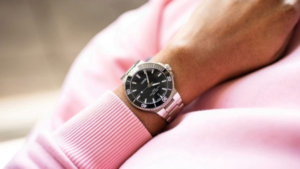 Oris Aquis Date 41,5mm - Svart m/ lenke - Bilde 6