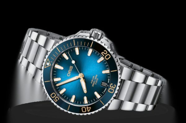 Aquis Date Caliber 400 Blå/ Rose´41,5mm m/ lenke - Bilde 2