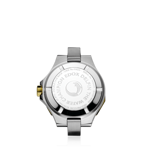 Edox Delphin Diver Date Bicolor Mop m/ dia - Bilde 3