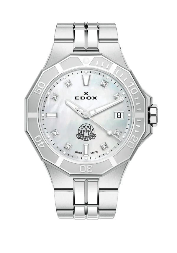 Edox Delphin Chronograph Special Edition Mesterklokke Dame