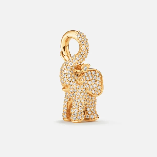Elephant anheng/charm medium pave´ - Bilde 3