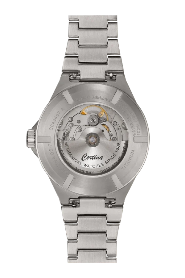 Certina DS-7 Powermatic 80 - Titan Blå - Bilde 3