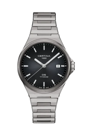 Certina DS-7 Quartz Titan, svart