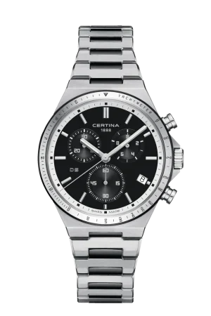 Certina DS-7 Chronograph Stål Pvd svart