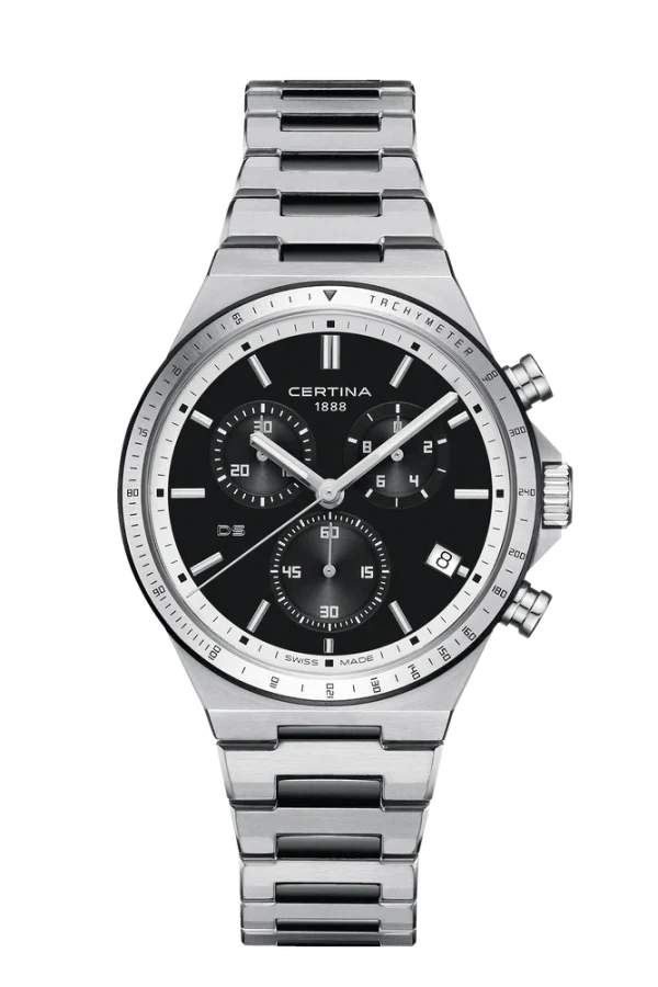 Certina DS-7 Chronograph Stål Pvd svart