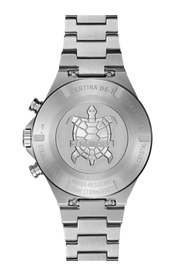 Certina DS-7 Chronograph Stål Pvd svart - Bilde 5