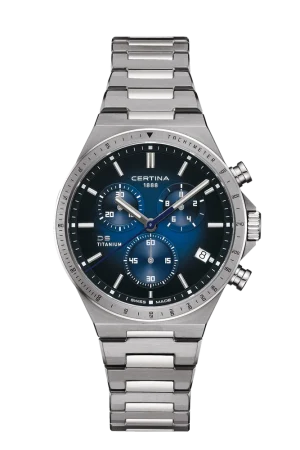 Certina DS-7 Chronograph Titan Blå