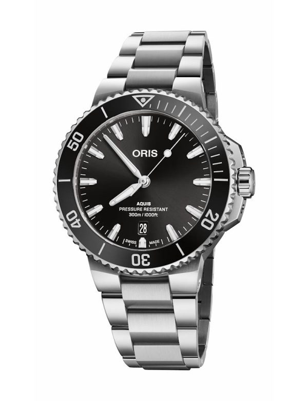 Oris Aquis Date 41,5mm - Svart m/ lenke