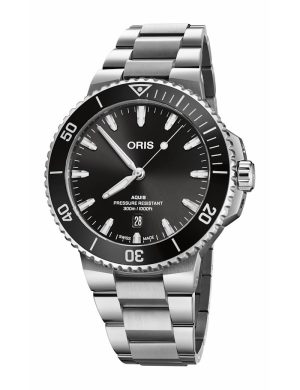 Oris Aquis Date 43,5mm - Svart m/ lenke