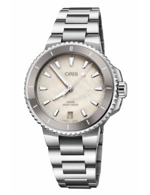 Oris Aquis Date 36,5mm - Perlemor m/ lenke