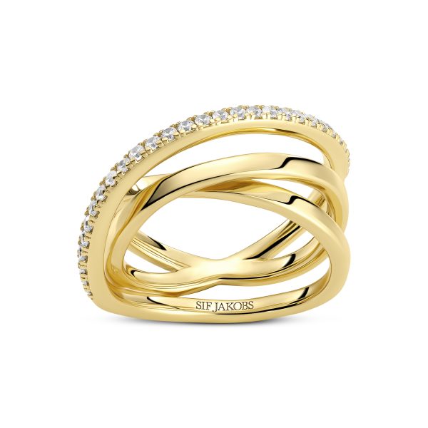 Spirale ring forgylt sølv - Bilde 2