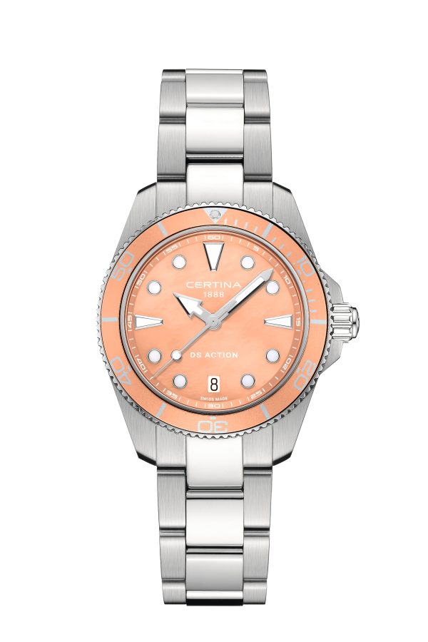 DS Action Quartz 34,5mm Rosa perlemor