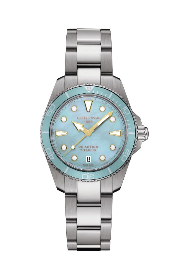 DS Action Quartz 34,5mm Titan - Ice Blue