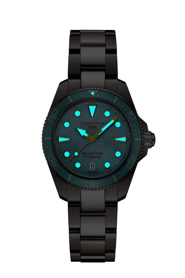 DS Action Quartz 34,5mm Titan - Ice Blue - Bilde 3