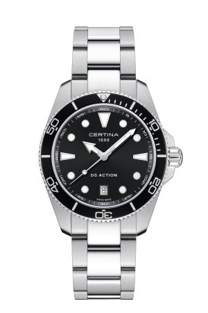 DS Action Quartz 40mm Svart