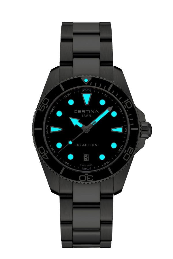 DS Action Quartz 40mm Svart - Bilde 3