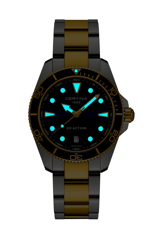DS Action Quartz 40mm Bicolour - Blå - Bilde 4