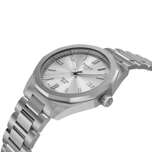Tissot PRC 100 Solar quartz 39MM - Sølv - Bilde 3