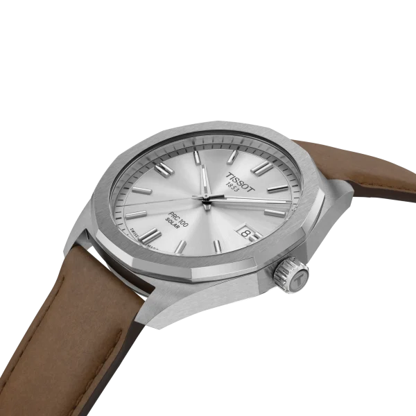 Tissot PRC 100 Solar quartz 39MM - Sølv - Rem - Bilde 3