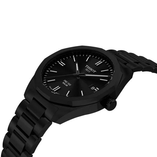 Tissot PRC 100 Solar quartz 39MM - Svart PVD - Bilde 2