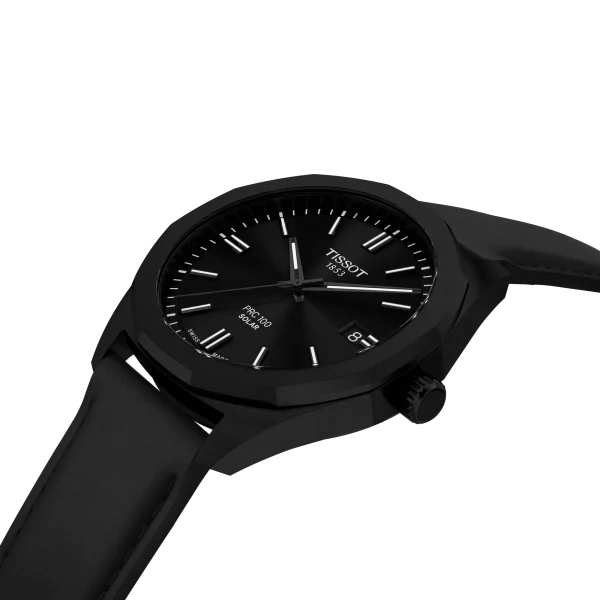 Tissot PRC 100 Solar quartz 39MM - Svart PVD m/rem - Bilde 3