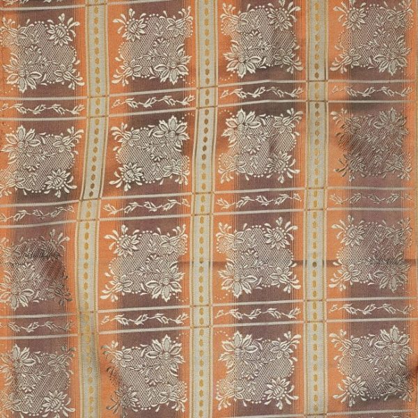 Maria silkeskjerf 75x75cm - Brun/Orange - Bilde 2