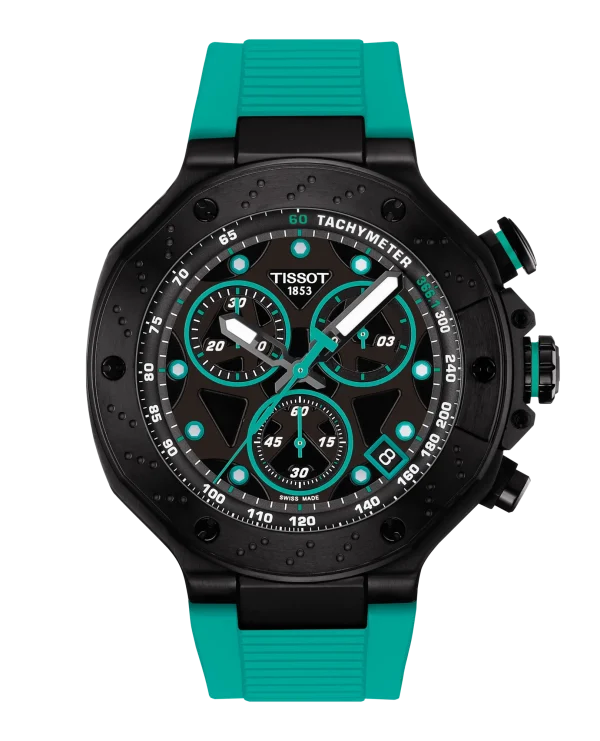 Tissot T-Race Quartz Chronograph - Mintgrønn