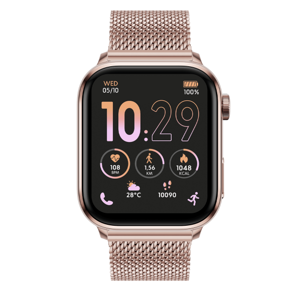 Ice Smart 3.0 Rectangular 1.78 Rose Gold -Milanese