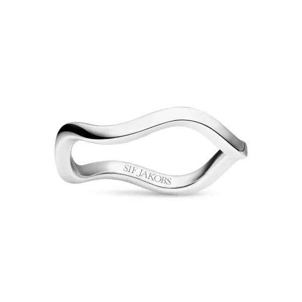 Ring Ellera Waves Pianura - Sølv - Bilde 2