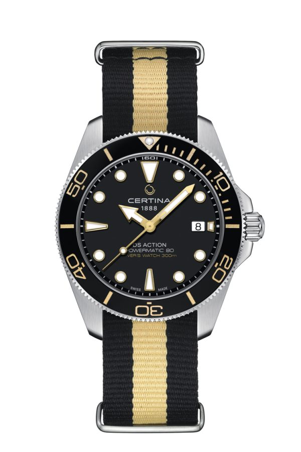 DS Action Diver 40,5mm Svart m/ Natorem
