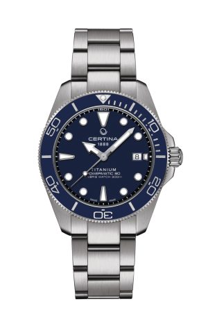 DS Action Diver 40,5mm Blå Titan