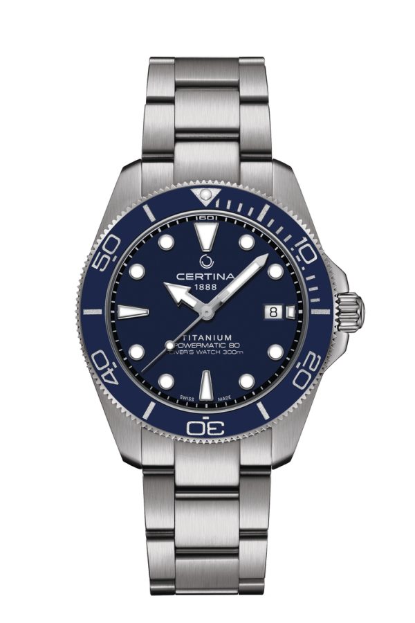 DS Action Diver 40,5mm Blå Titan
