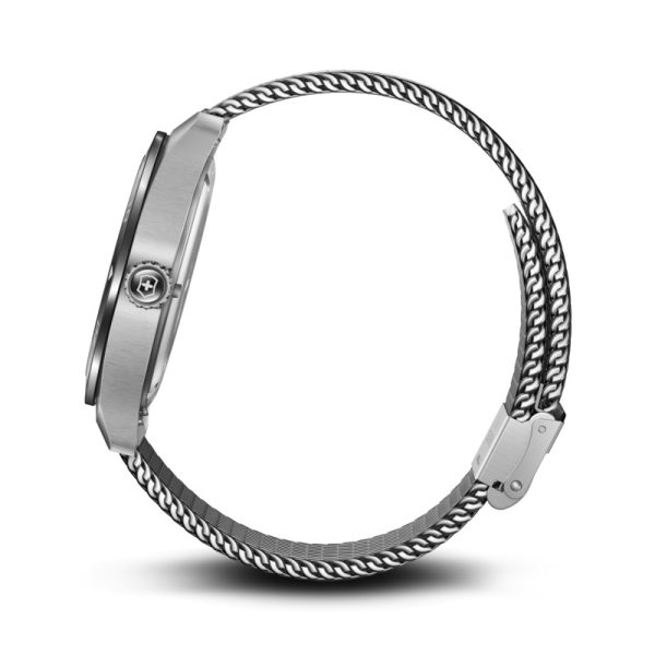 Swiss Army 42   - Svart m/ mesh stållenke - Bilde 4